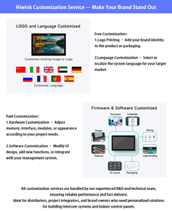 Videoportero Exterior Hiwink de 2 Cables, Intercomunicador IP 2K con Pantalla Táctil, Control de Acceso Facial, Palma de Mano, IC, NFC, Acero Inoxidable, IP65 - Product Image 6