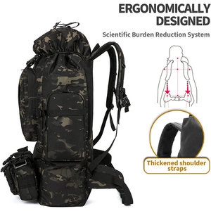 <span class=keywords><strong>Sac</strong></span> <span class=keywords><strong>à</strong></span> <span class=keywords><strong>dos</strong></span> de camping camouflage léger de <span class=keywords><strong>100</strong></span> <span class=keywords><strong>litres</strong></span>, <span class=keywords><strong>sac</strong></span> <span class=keywords><strong>à</strong></span> <span class=keywords><strong>dos</strong></span> tactique de grande capacité pour la <span class=keywords><strong>randonnée</strong></span> et les voyages - Product Image 2