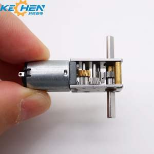 스마트 홈 및 전기 자전거에 대 한 <span class=keywords><strong>12V</strong></span> <span class=keywords><strong>24V</strong></span> GM1812-N20 마이크로 <span class=keywords><strong>DC</strong></span> 기어 모터 12mm 더블 샤프트 브러시 웜 기어 모터 - Product Image 5