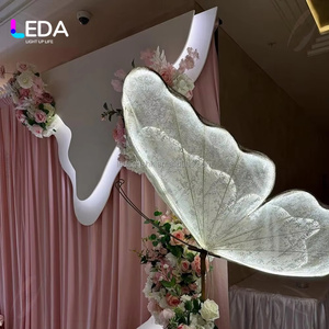 Panel de Fondo Acrílico LEDA de Nuevo Diseño con Tira de Luces LED, Elegante Fondo para Bodas con Decoración Luminosa para Eventos - Product Image 6
