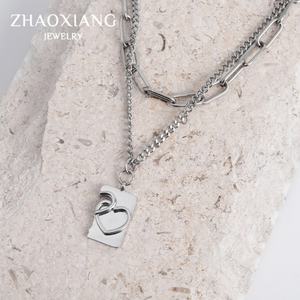 สร้อยคอคิวบันลิงค์เชนสำหรับผู้ชายและผู้หญิง เครื่องประดับสแตนเลส สร้อยสแตนเลสสำหรับทำเครื่องประดับ - Product Image 6