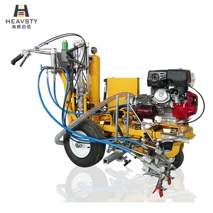 HW-18L road line construction high pressure airless cold paint spray painting road paint machines line marking