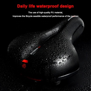 Yên xe đạp ZOYOSPORTS êm ái, chất liệu da PU, đệm xe đạp mềm mại với hai quả bóng cao su giảm xóc - Product Image 4