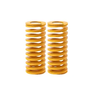 High Quality Compliant with Misumi Standards for Plastic Mold Parts Yellow Lightest Load Die Springs
