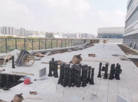 Socle réglable en plastique PP recyclé pour terrasse, balcon, support de revêtement de sol en WPC