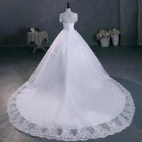 NOUVEAUTÉ 2022 : Robe de Mariée Blanche Tendance pour Femme, Manches Courtes à Glandes, Robe de Mariée Classique à Traîne