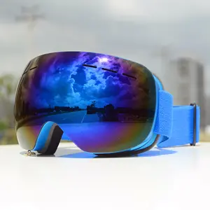 Оптовая продажа, лыжные очки для сноуборда с логотипом на заказ, спортивные очки для сноуборда googles