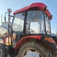 Tracteur agricole d'occasion Shuangjia 55 CV 4x4 avec moteur diesel Changchai 4 cylindres et boîte de vitesses, origine Shandong - Vidéo