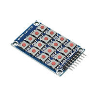 Micro interrupteur 1x2/2x2/2x4/4x4 clavier matriciel bouton indépendant 8 bits Module de clavier à Expansion externe MCU
