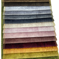 Tissu d'ameublement de haute qualité en microfibre tricotée douce, imprimé à pois, velours hollandais, pour canapé, chaise, coussin