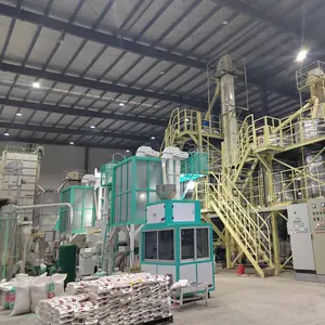 Pirinç freze ve derecelendirme makinesi 60tpd düşük maliyetli yüksek verim YARI HAŞLANMIŞ PİRİNÇ yapma tesisi