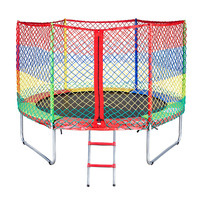 Trampolín Elástico Personalizado Funjump de 6 a 16 Pies con Red de Seguridad para Niños y Adultos