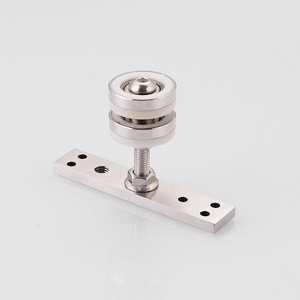 <b>Sliding</b> Door Roller Universal Folding Hanging Silent Nylon Wheels Stainless Steel for Bedroom Kitchen Partition Door Hardware - Product Image 5