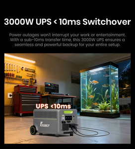 Station d'alimentation portable 7200W 5222.4Wh LiFePO4 extensible jusqu'à 15.67kWh, générateur solaire UPS pour la maison, le camping et les situations d'urgence - Product Image 1