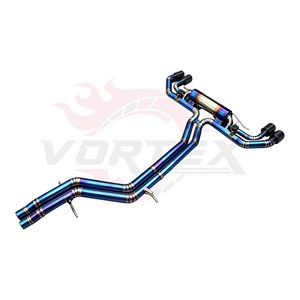 Vortex Titanium Valvetronic Exhaust for Porsche Cayenne E3 9Y0 3.0T 2019 Catback Muffler Quad Tips - Product Image 4