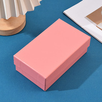 Cajas de papel minimalistas de primera calidad para joyería, 5 unidades/juego, con esponja para guardar relojes, pendientes, pulseras, collares, regalos de cumpleaños, embalaje