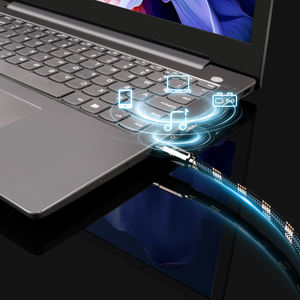 Новейший USB-C кабель SKW с 24-каратным золотым покрытием, нейлоновой оплеткой, для аудиофилов, цифровой аудиокабель с микрофоном, сверхвысокой чистоты, BG012D - Product Image 2