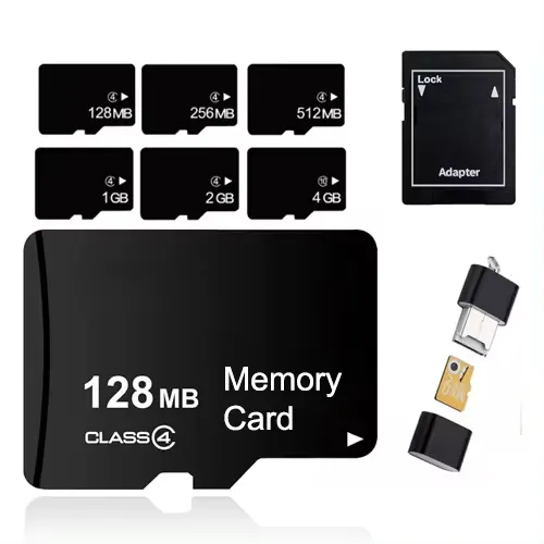 Memoria di vendita calda scheda SD 128mb 256mb 512MB 1GB 4k cellulare alla rinfusa memoria karta ps2 micro mmc vga bulk flash scheda sd personalizzata