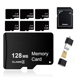 Sıcak satış bellek SD kart 128mb 256mb 512MB 1GB 4k toplu cep telefonu karta bellek ps2 mikro mmc vga toplu flaş özel sd kart
