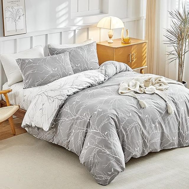 Reversible Duvet Cover Bed Sheet  Factory Sales Print Flower Adjustable Fitted Sheet Duvet Cover Sets Bedding Set with Zipper