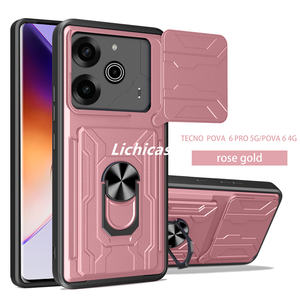 Lichicase Anti-drop TPU Hybrid PC Cámara Protección Contraportada para Tecno Pova <span class=keywords><strong>7Pro</strong></span> 7Ultra Funda de teléfono personalizada - Product Image 5