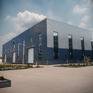 Prefab Kết Cấu Thép hội thảo kho kim loại đổ thiết kế cho nhà máy hậu cần - Product Image 1