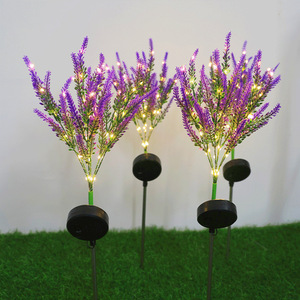 Luz Solar LED de Lavanda para Decoración de Jardín, Estaca para Césped, Iluminación de Paisaje Impermeable con Energía Solar - Product Image 3