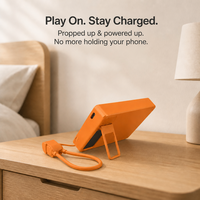 Chargeur sans fil magnétique rapide 22,5 W et batterie externe avec support d'affichage LED et câble d'interface Type-C