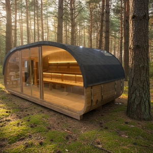 Vendita calda Tatalife strumento di bellezza dal Design moderno in legno massello coperta per Sauna a vapore secco veloce da un lato con luce rossa - Product Image 1