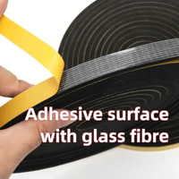 Bande d'étanchéité en mousse EPDM résistante aux intempéries avec adhésif pour usage industriel
