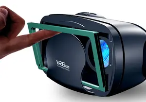 نظارات الواقع الافتراضي, الأكثر مبيعًا ، نسخة سمعية-مرئية من سماعة رأس كبيرة ، هاتف محمول مدمج ، نظارات الواقع الافتراضي ثلاثية الأبعاد