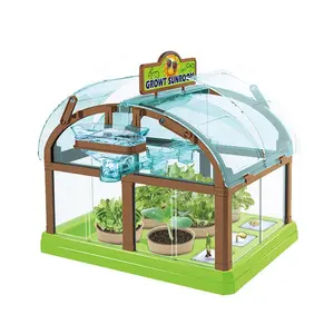 Kids garden science toys 48 pcs science experiment educational plant toy greenhouse Amazing Unique Nature Science Toy for Kids