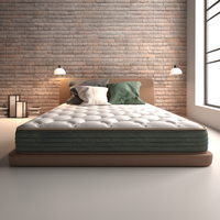 Matelas orthopédique de 15 pouces, coussin naturel, soulagement de la pression, literie rafraîchissante, matelas double/queen