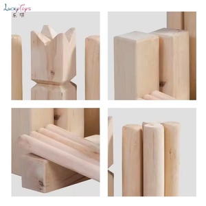 <span class=keywords><strong>Juego</strong></span> de Lanzamiento de Madera Viking Kubb Classic - <span class=keywords><strong>Juego</strong></span> Familiar para Patio al Aire Libre para Niños y Adultos con Piezas de Madera Dura de Primera Calidad - Product Image 5
