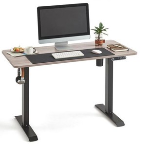 Escritorio de Computadora Ajustable Eléctricamente en Altura para Oficina en Casa, Estudio, Juegos, con Bandeja para Teclado y Gestión de Cables - Product Image 1