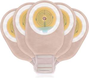 OEM tasarım Stoma çanta <span class=keywords><strong>Colostomy</strong></span> şeffaf kesim 65mm tek parça Ostomy kolostomi torbası Stoma çanta <span class=keywords><strong>Colostomy</strong></span> üreticisi - Product Image 1