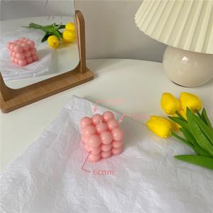 Vela Aromática con Forma <span class=keywords><strong>de</strong></span> <span class=keywords><strong>Cubo</strong></span> <span class=keywords><strong>de</strong></span> <span class=keywords><strong>Rubik</strong></span> <span class=keywords><strong>de</strong></span> Estilo Nórdico, Decoración para Habitaciones Libres <span class=keywords><strong>de</strong></span> Humo, Decoración para Crear Atmósfera - Product Image 5