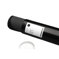 Tube noir imprimé écologique biodégradables, 50 pièces, emballage Kraft pour la livraison postale, A3 A2 A4
