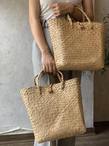 Bolso de playa Seagrass para mujer, New Seagrass Bag con borla - Product Image 4