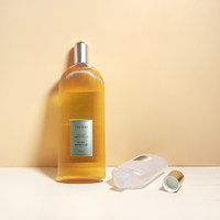 100ml 300ml Design Unique PETG forme à bande plate vide bouteille de Lotion de soins de la peau pour le corps shampoing de luxe emballage en plastique