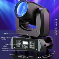 Projecteur LED RGBW 100W en acier haute luminosité pour scène, équipement d'effets de scène pour discothèque, KTV, bar, avec contrôle DMX, projecteurs à tête mobile, IP33