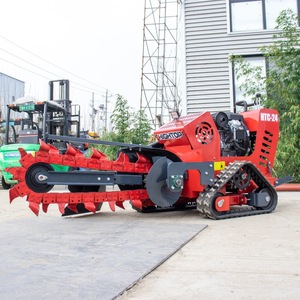 Zanjadora de Cadena HIGHTOP NTC-24 con Motor de Gasolina, Alta Potencia de Excavación, Equipo de Construcción - Product Image 1