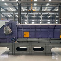 Usine de tri des déchets MSW, système de séparation des déchets urbains, briseur automatique de sacs poubelles