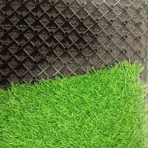 Dalles de gazon <span class=keywords><strong>artificiel</strong></span> emboîtables 30x30cm, auto-drainantes, pour terrasse, <span class=keywords><strong>pelouse</strong></span> synthétique modulaire DIY pour balcon, patio, décoration - Product Image 3