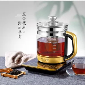 Glass Teapot Kettle 1200Wの1.8L Large Capacity Electric Glass Kettleと304 Stainless Steel Heating Disk