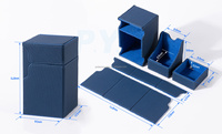 Boîte de rangement convertible Gamegenic Watchtower 100+ XL pour 100 cartes à double protège-cartes en cuir PU