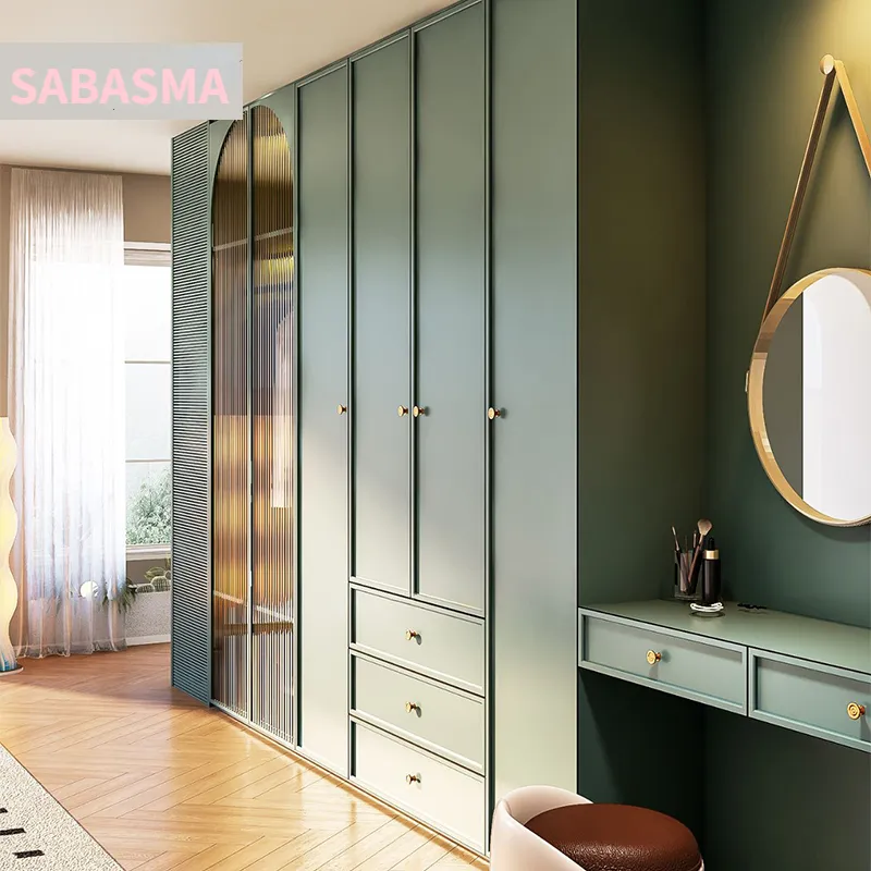 Wardrobe custom bedroom walk-in closet cabinet combination custom whole house
