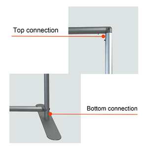 A-NEW प्रदर्शनी पॉप अप स्टैंड कपड़े के साथ पॉप अप स्टैंड फैब्रिक कस्टम पृष्ठभूमि को डबल-साइड - Product Image 4