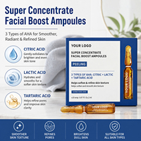 Nouveau Sérum Exfoliant Rose pour l'Élimination des Marques d'Acné, Réduction des Pores, Adoucissement de la Peau, Unification du Teint, Blanchiment et Éclaircissement - Ampoules