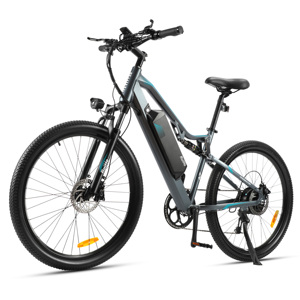 Bicicleta eléctrica de suspensión completa, marco de aleación de aluminio de 27,5 pulgadas, bicicleta de montaña Ruihe A7 con freno de disco hidráulico, bicicleta eléctrica - Product Image 3